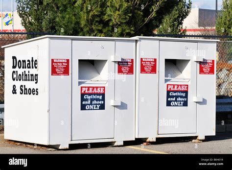 fake clothing donation boxes|donation bins in parking lots.